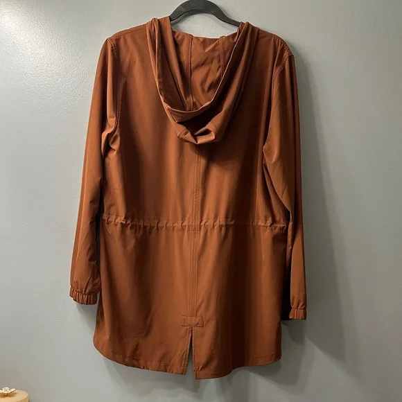 Christopher & Banks Rust Lightweight Jacket - Picture 3 of 5